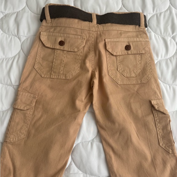 Kids ARN Jeans Cargo Shorts with Belt – Tan Safari Style – Size 8 - Picture 5 of 5